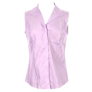 Brooks Brothers Fitted Non-Iron Stretch Cotton Sleeveless Dress Shirt